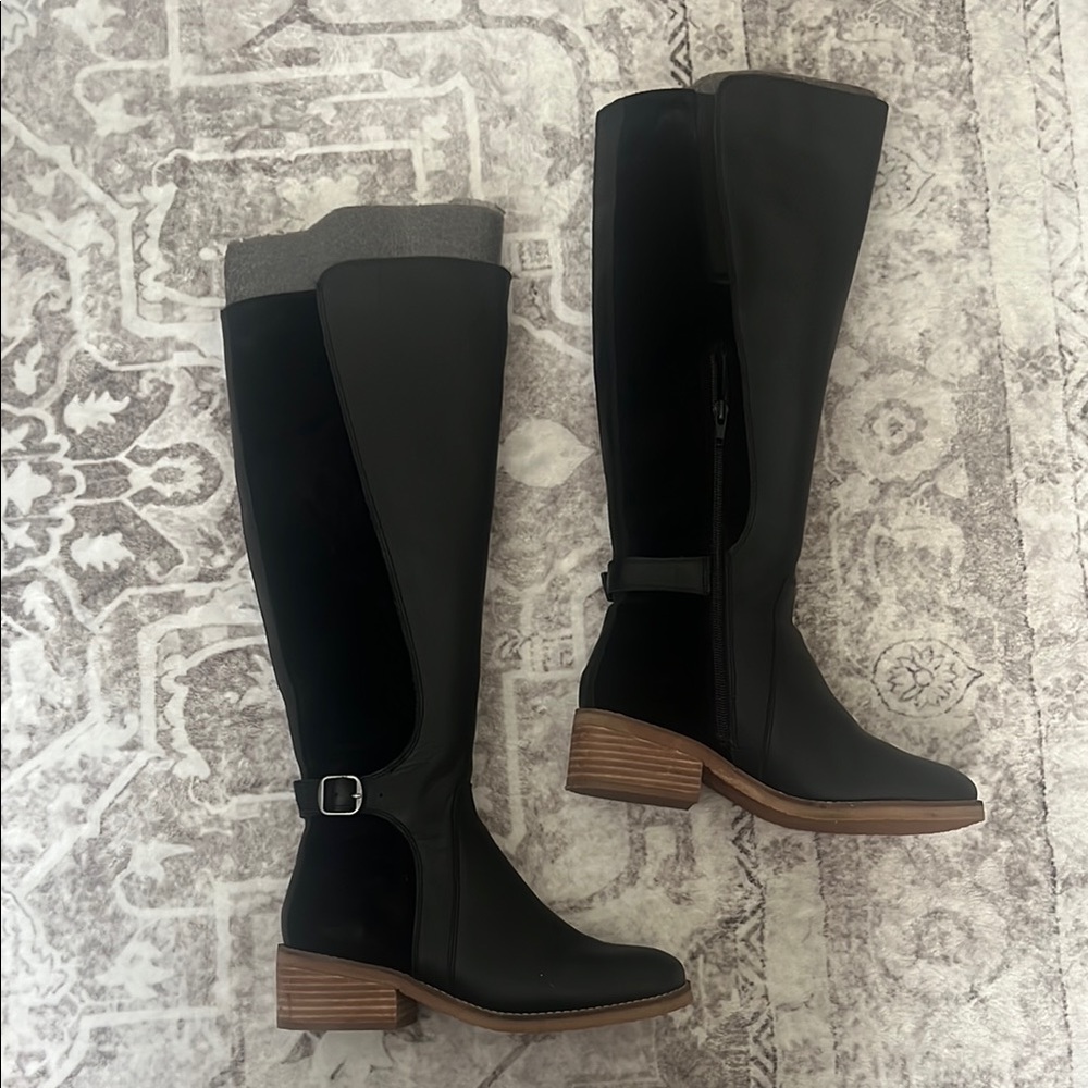 Lucky Brand Black Riding Boots